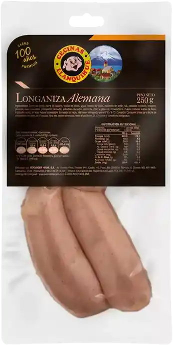 Llanquihue Longaniza Alemana