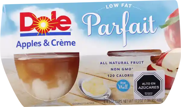 Dole Manzana Con Crema X4Cup