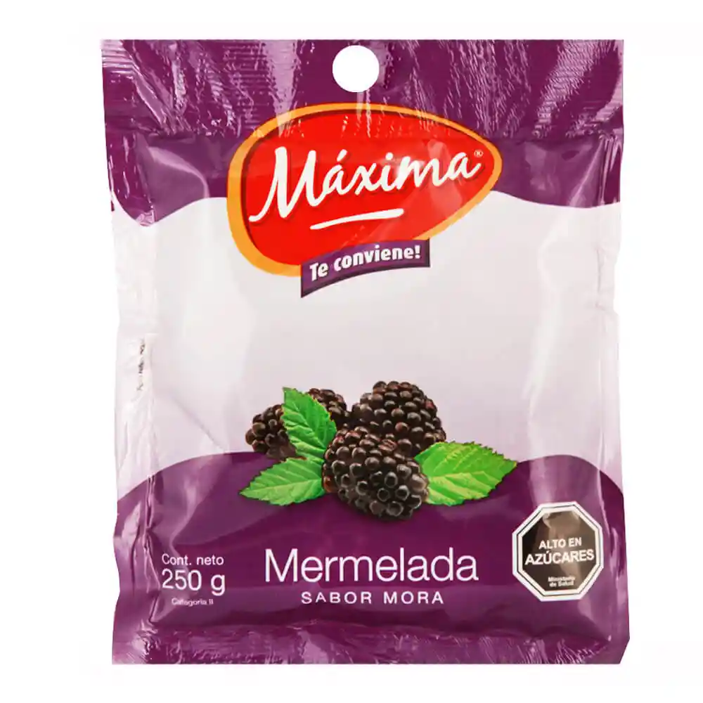 Maxima Mermelada Sabor Mora