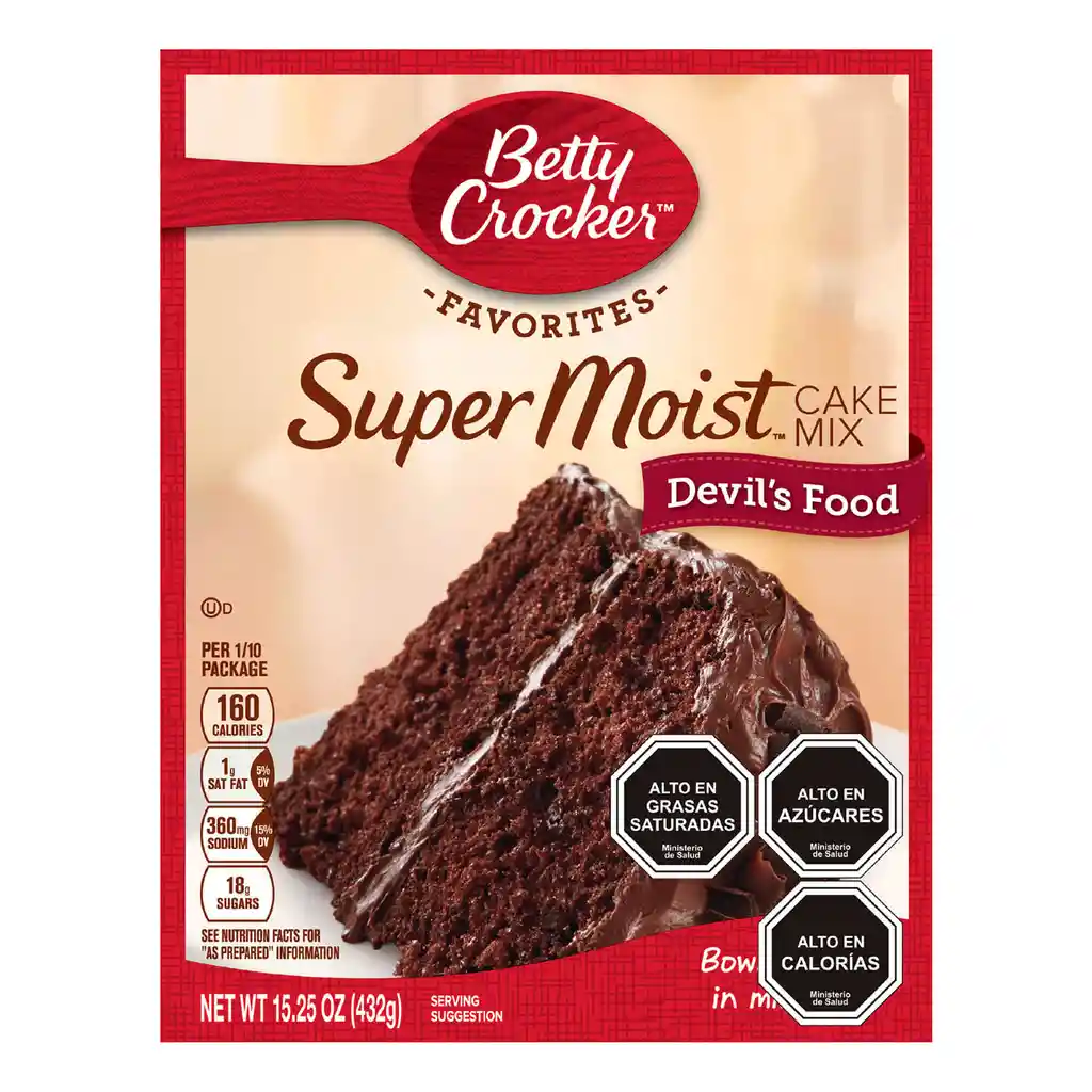 Betty Crocker Mezcla Torta Chocolate