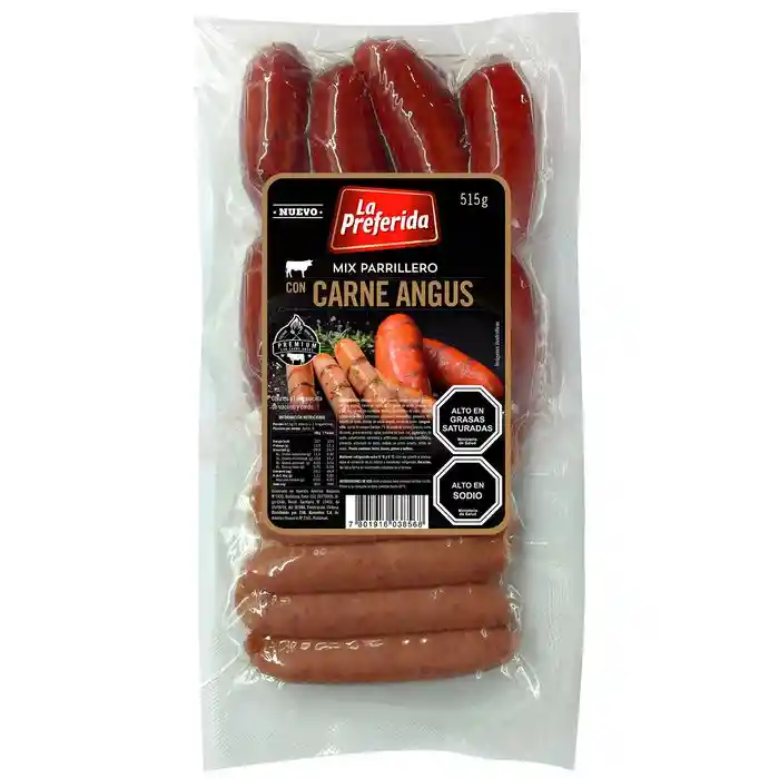 La Preferida Mix Parrillero Carne Angus