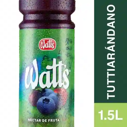 2 x Watts Néctar De Fruta Sabor A Tutti Arándano