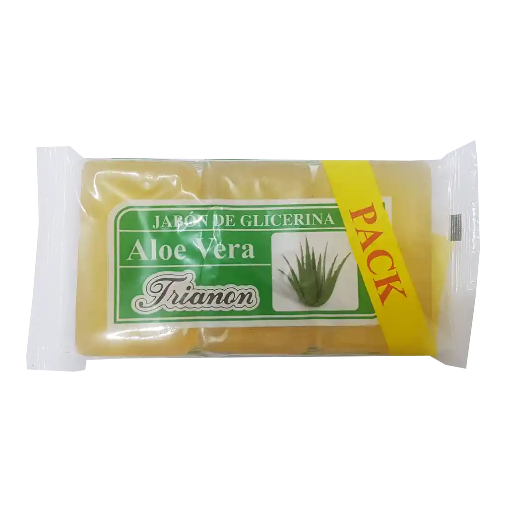 Trianon Pack Jabon Glic Aloe 3 Un