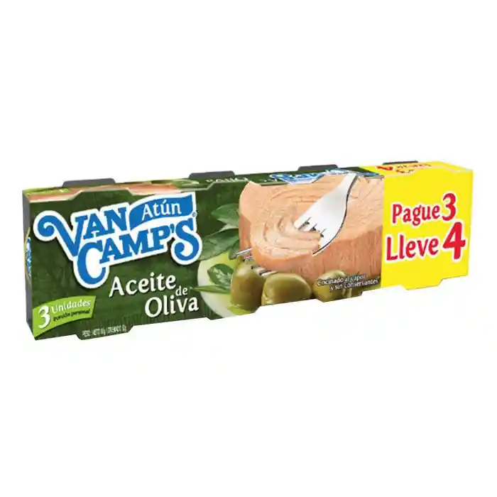 Van Camps Pack Atun Oliva 4 X