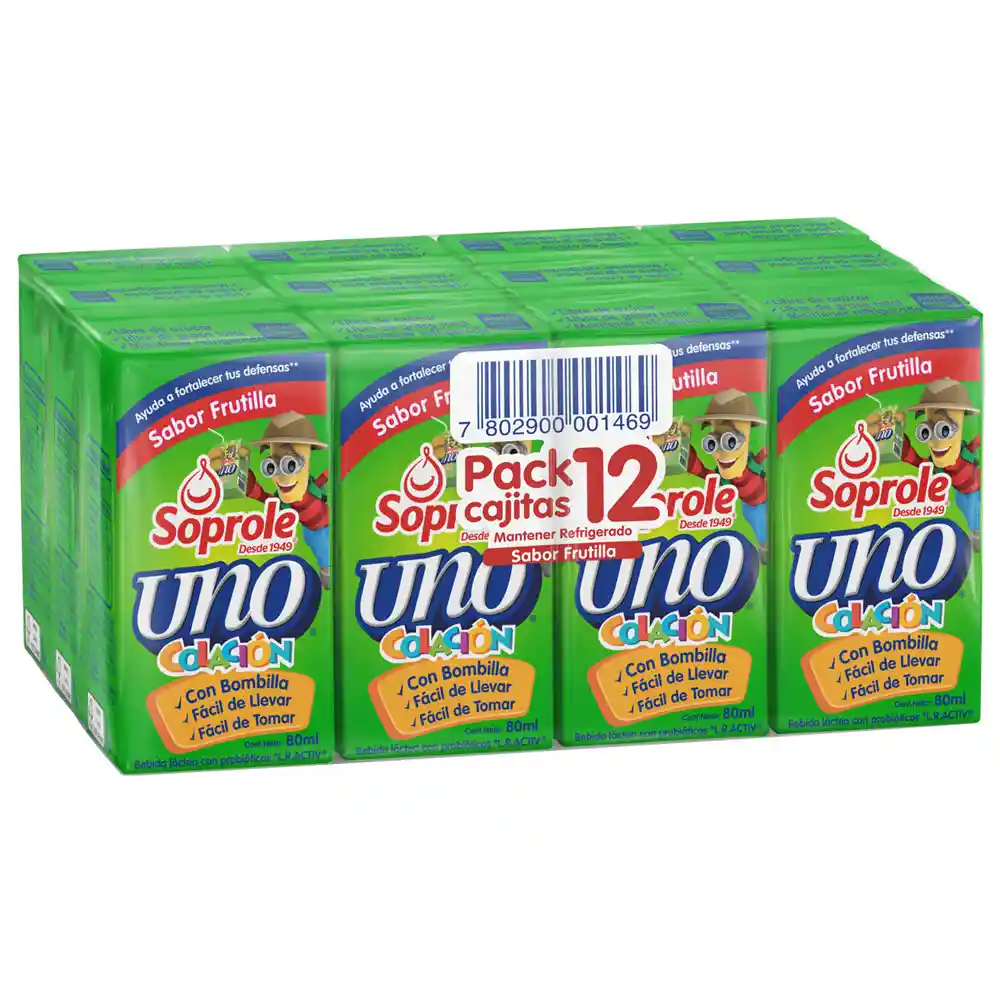 Uno Pack Beb Lact Soprole Te Frut12X