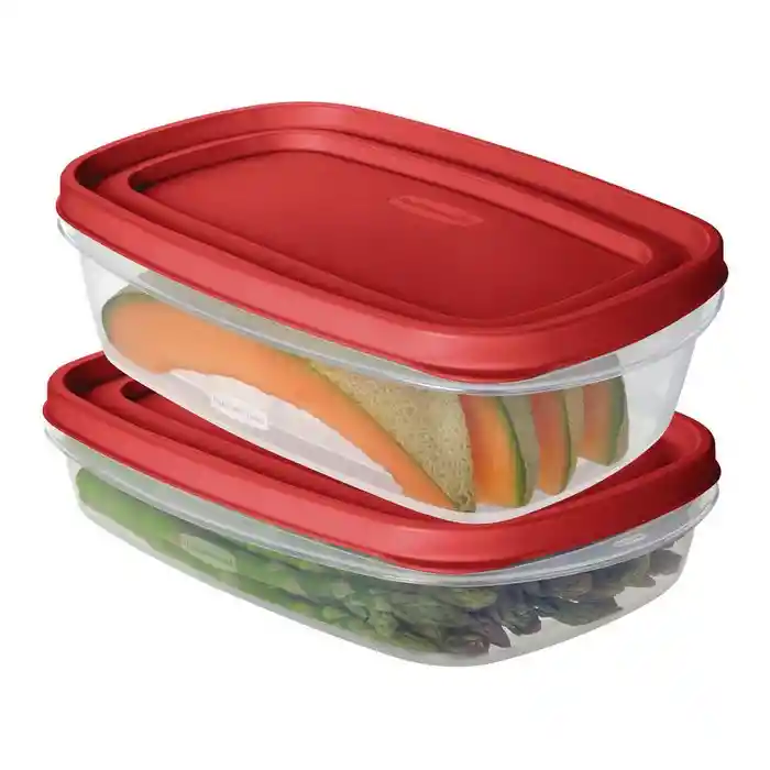 Hermetico Rubbermaid Easy Find Lids Pack X 2 1.3 + 2.1 Lts