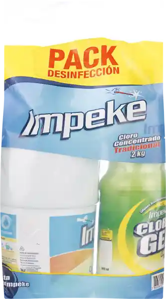 Impeke Pack Gel Limon 900G+Tradic2Lt