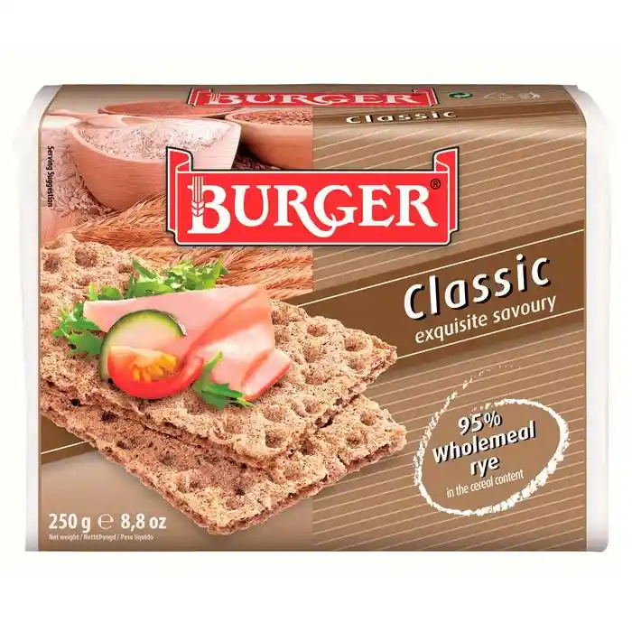 Burger Pan De Centeno Y Cebada