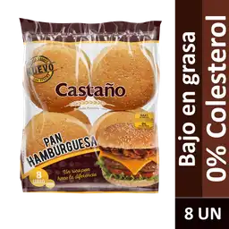 Castaño Pan Hamburguesa Bajo en Grasa