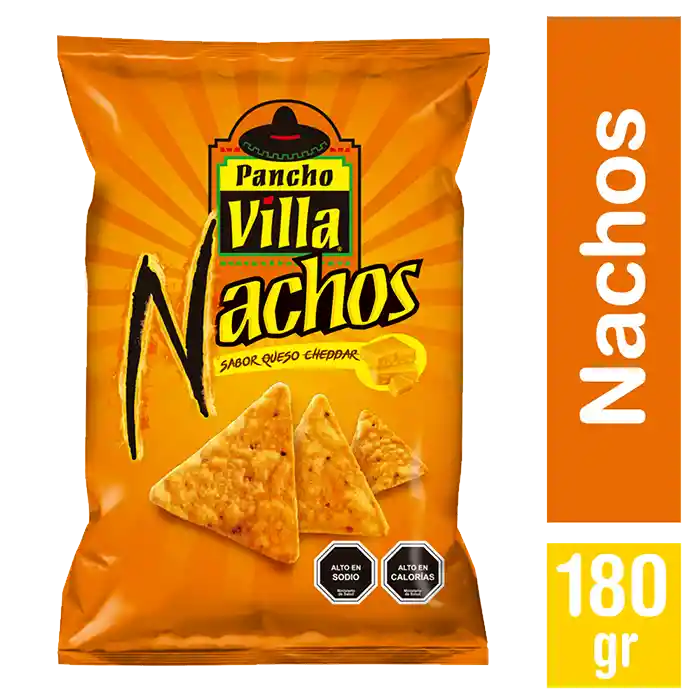 Pancho Villa Nachos Sabor Queso Cheddar