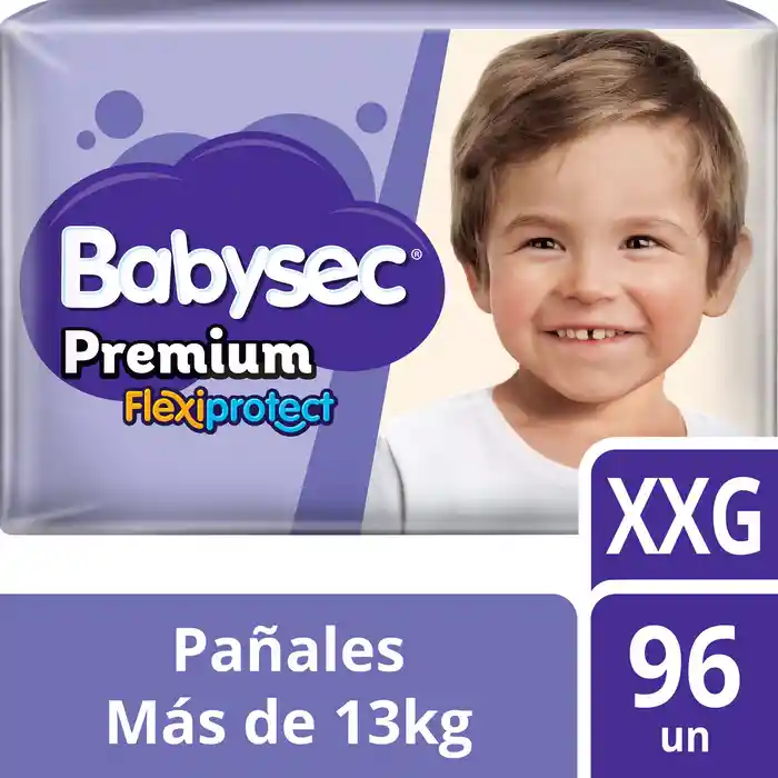 Babysec Pañales Premium Flexiprotect Talla XXG