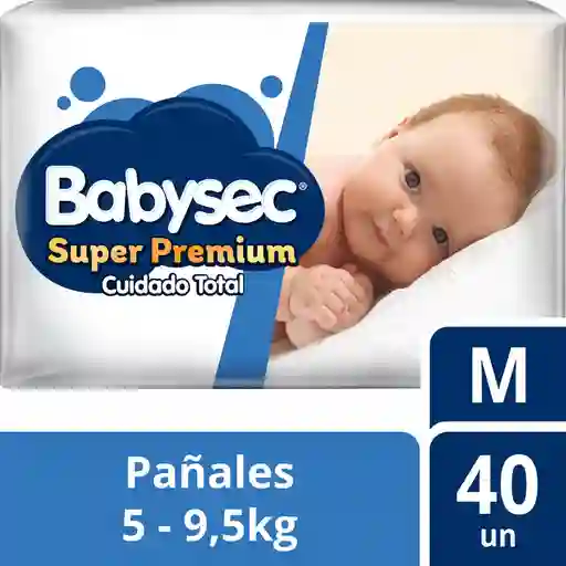 Babysec Pañal Super Premium M