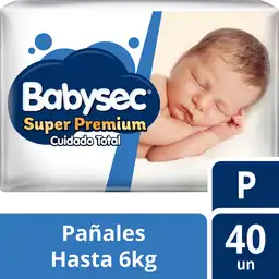 Babysec Pañal Super Premium Cuidado Total