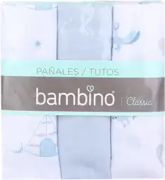 Bambino Textil Infantil Pañal Celeste