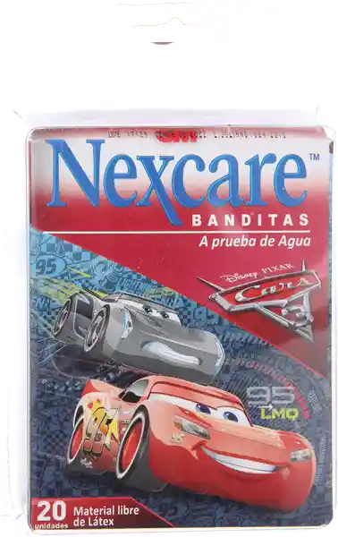 Nexcare Parches Cars 3 Parch.20