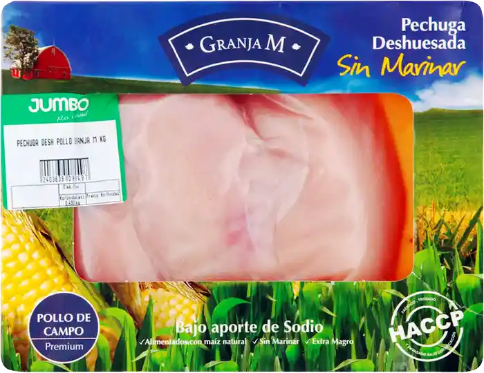 Granja Magdalena Pechuga de Pollo Deshuesada