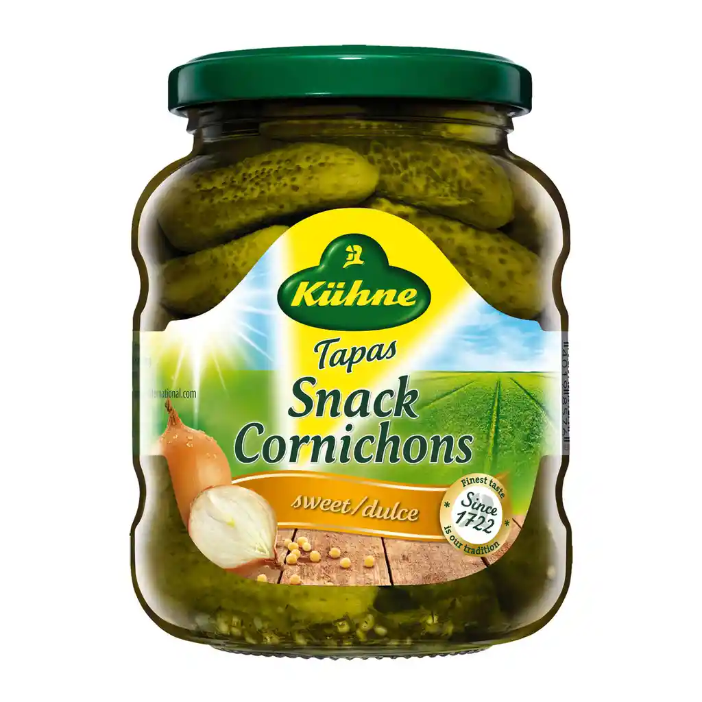 Kuhne Tapas Snack Cornichons Dulce