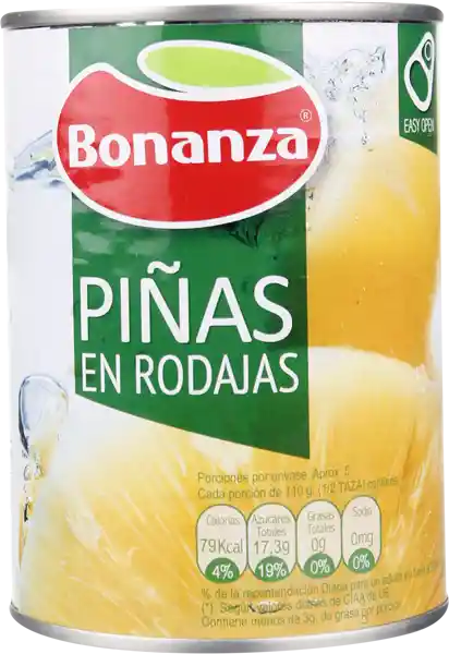 Piñas en Rodajas Bonanza Dr