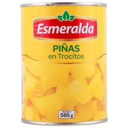 Esmeralda Trocitos de Piña en Almíbar