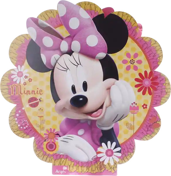 Piñata 3d Minnie Flor