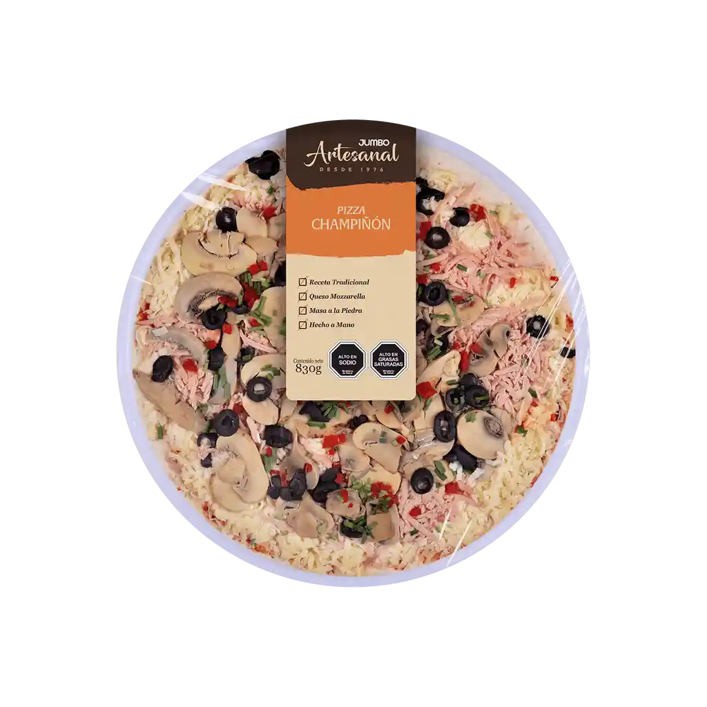 Artesanal Pizza Champiñón