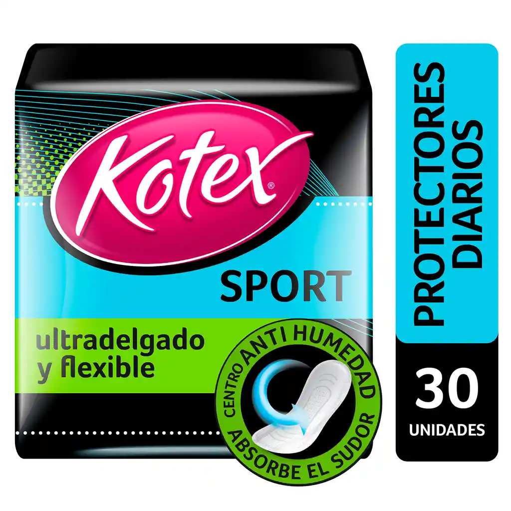 Kotex Protec Diario Ult Delg Sport 30Un