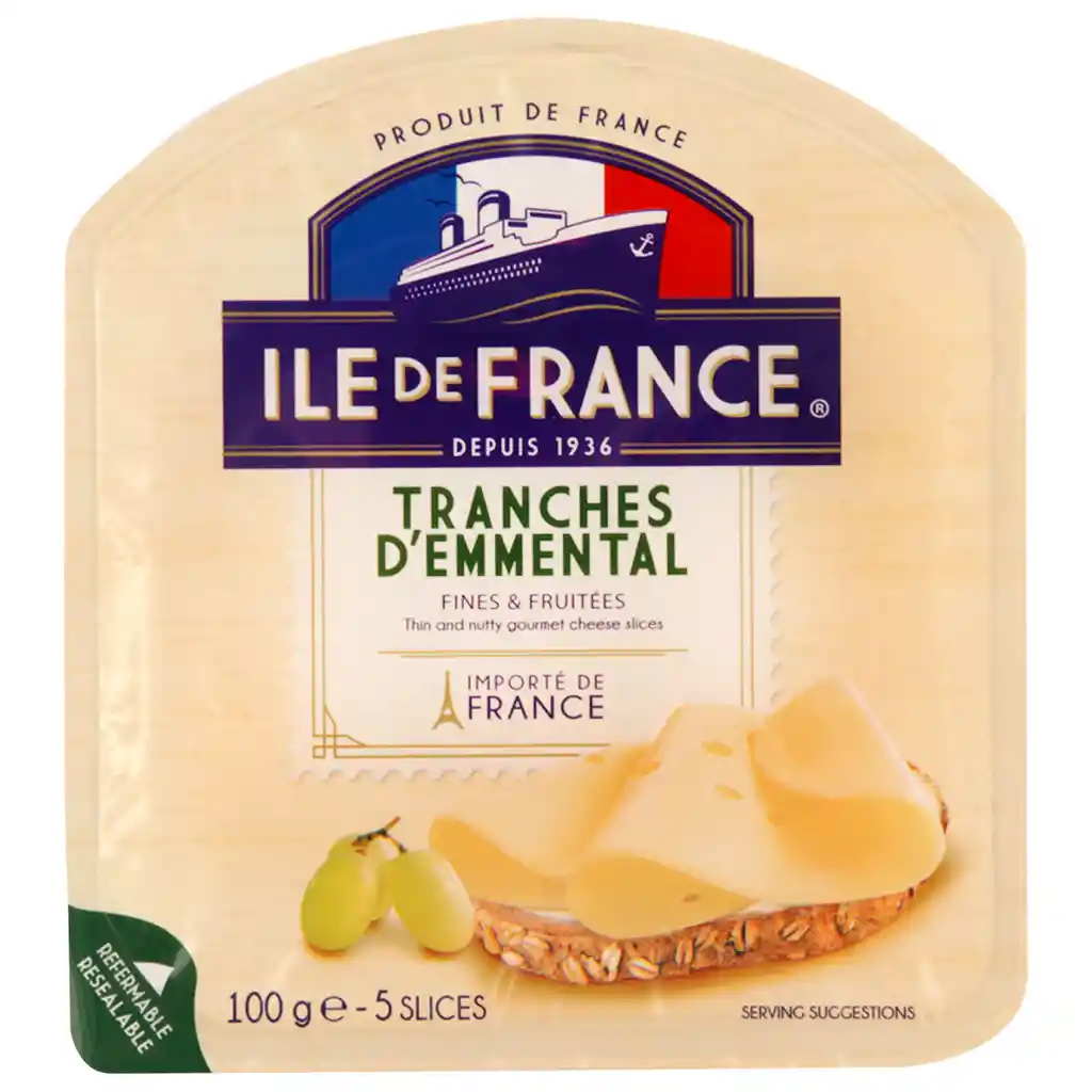 Emmental Ile De France Queso Laminado