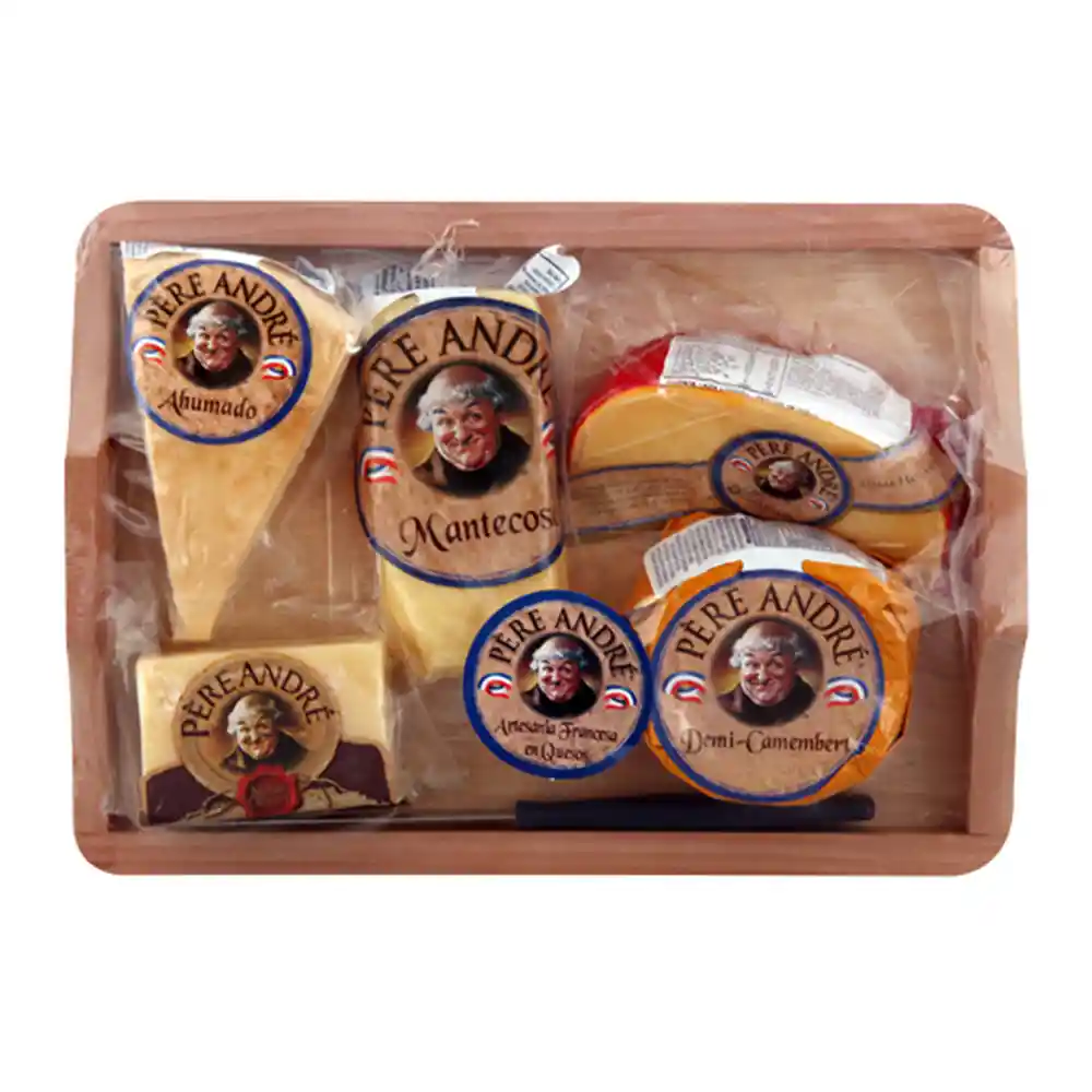 Pere Andre Queso Finos Tabla + Cuchillos Un