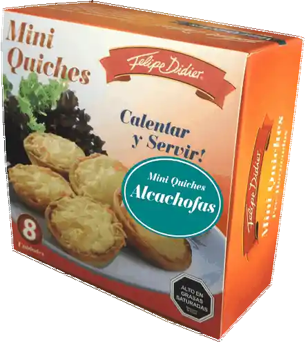 Felipe Didier Mini Quiches de Alcachofa