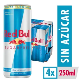 Red Bull Bebida Energetica Sugar Free Lata