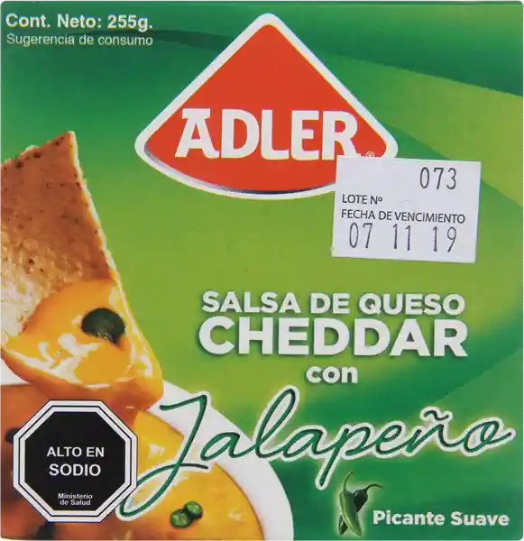 Eno Adler Salsa De Queso Cheddar Jalap