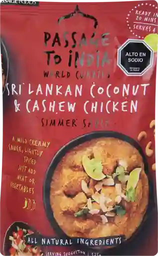 Salsa Passage India Sri Lankan Coconut & Cashew Chicken