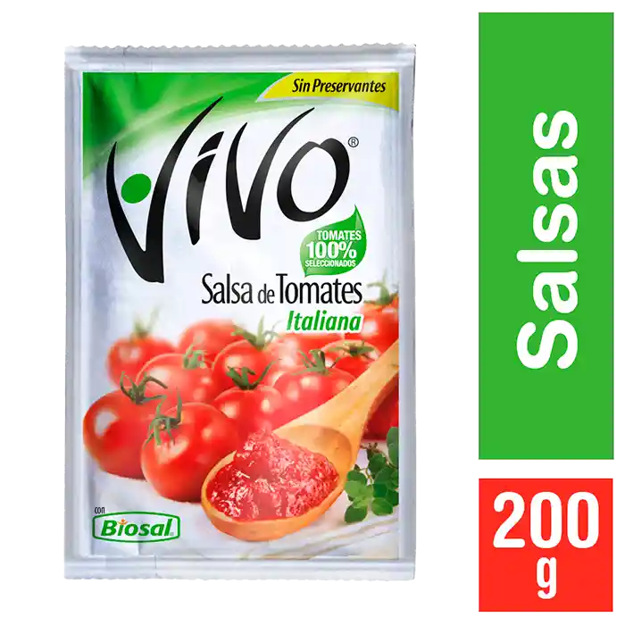 Vivo Salsa Tomate Sachet Italiana