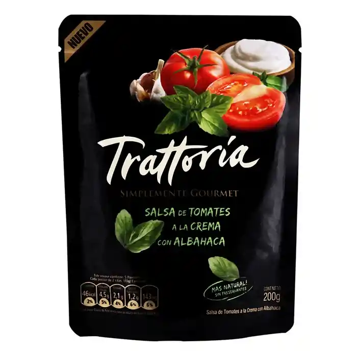 Trattoria Salsa Tomate Albahaca