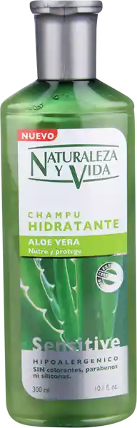 Naturaleza Shampoo Sensitive Hidratante con Aloe Vera