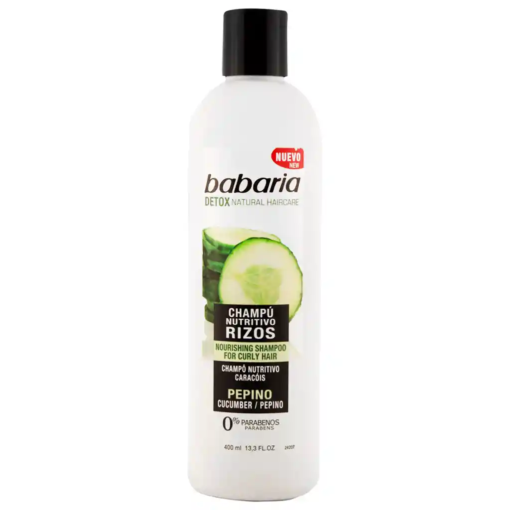 Babaria Champú Nutritivo Rizos Pepino