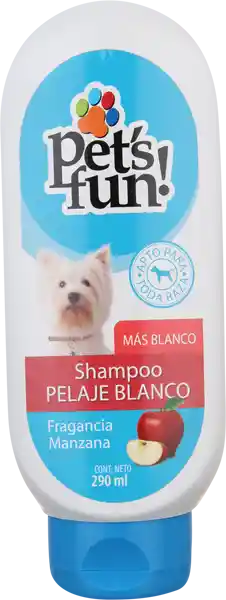 Pets Fun Shampoo Pelaje Blanco