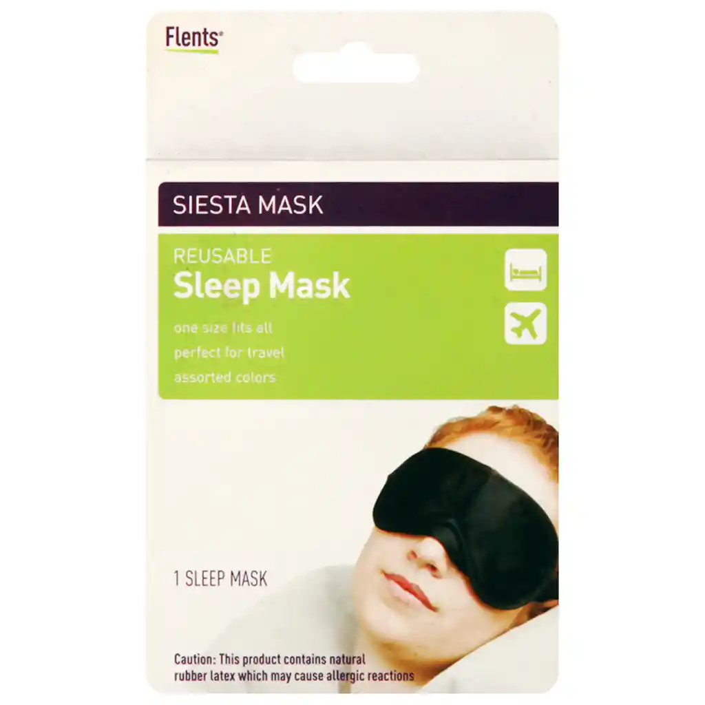 Flents siesta mask negro