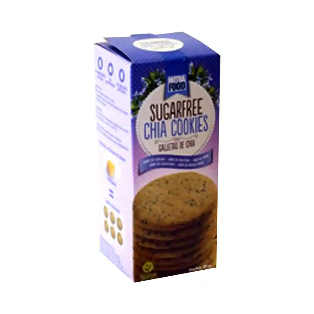 Nutra Food Galletas Sugarfree Chia Cookies