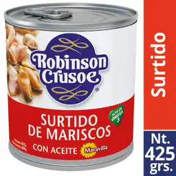 Robinson Crusoe Surtido De Mariscos En Aceite