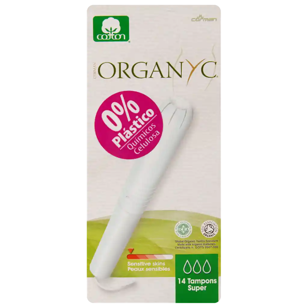 Organyc Tampon Superplus Con Aplicador