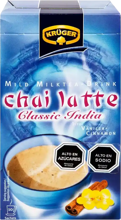 Kruger Te Chai Latte 25 G X 10 Un