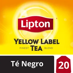 Lipton Té Negro Yellow Label en Sobres