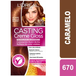 Casting Coloración Creme Gloss 670 Chocolate Caramelo