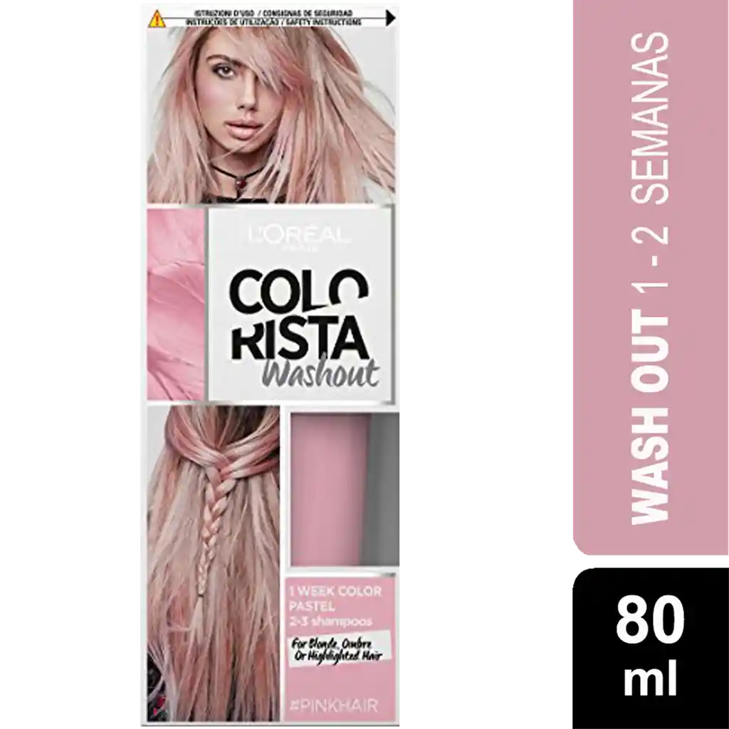 Loreal Paris Tinte Colorista Wash Out Pink