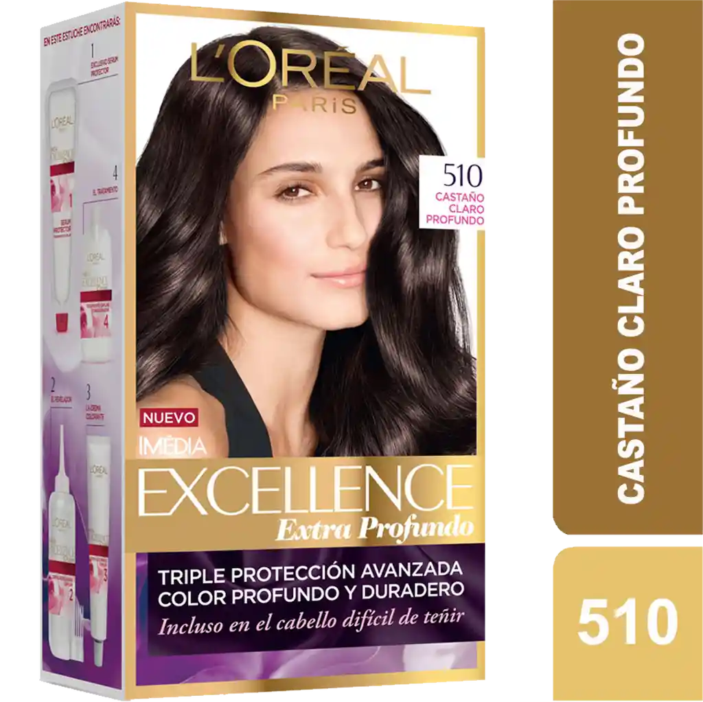 Loreal Paris-Excellence Tinte Tonos Extra Profundo 510