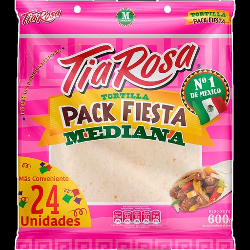 Tortilla Tía Rosa Pack Fiesta 24 Un en Jumbo Santiago de Chile