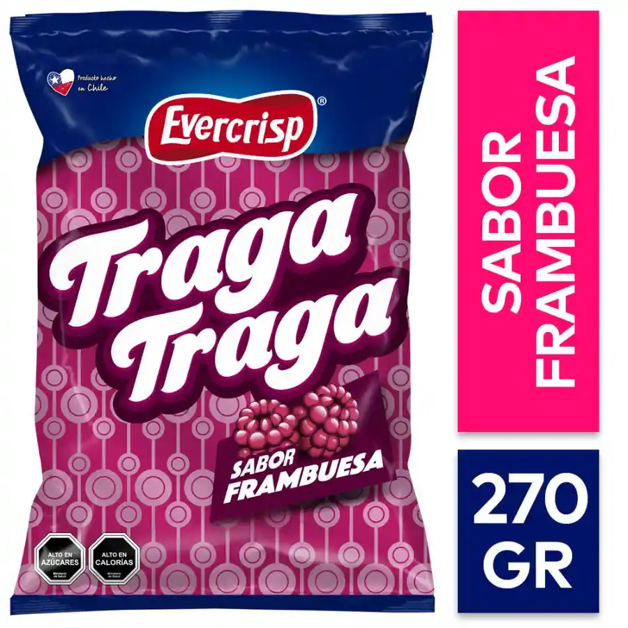 Evercrisp Traga Traga Frambuesa