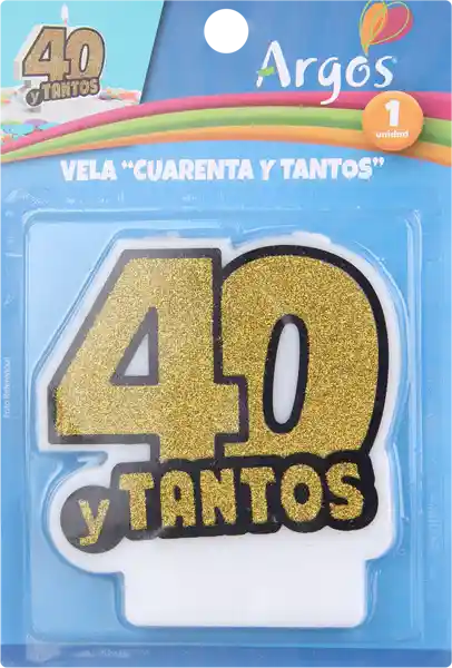 Vela Cumpleaños Cuarentaytantos