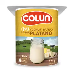 Colun Yoghurt Batido Sabor Plátano sin Colorantes Artificiales